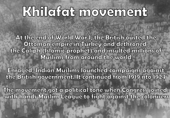 Essay on khilafat movement