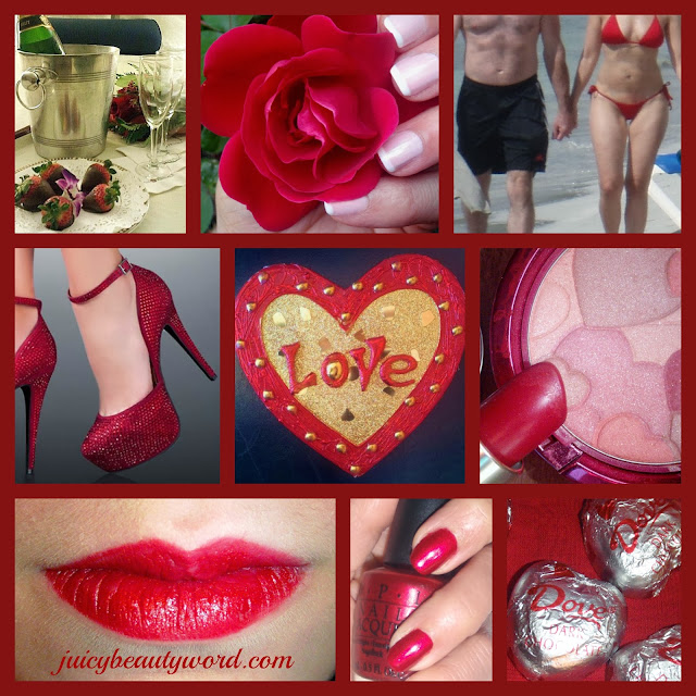 love red collage