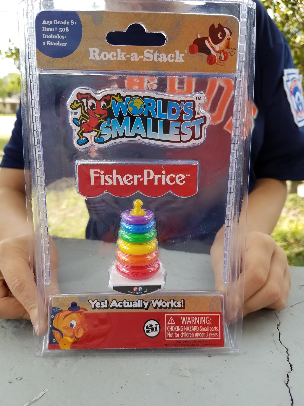 Worlds Smallest 506 Fisher Price Classic Rock-a-Stack Collectable