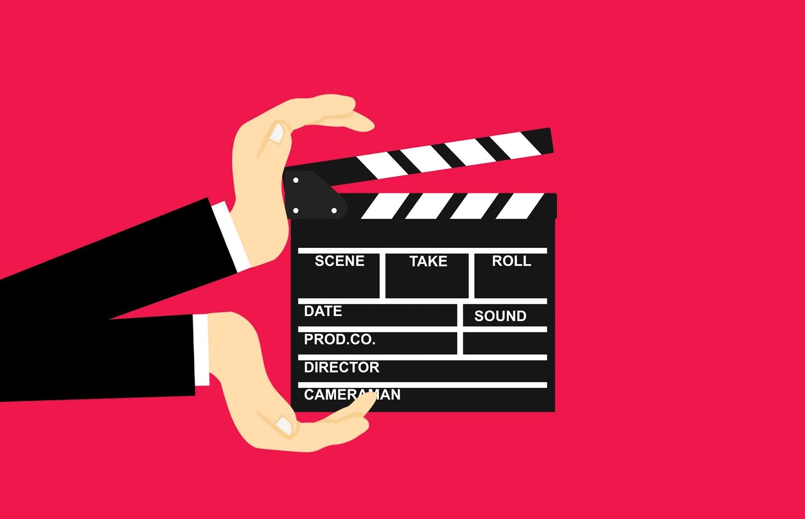 Movie clapperboard Illustration