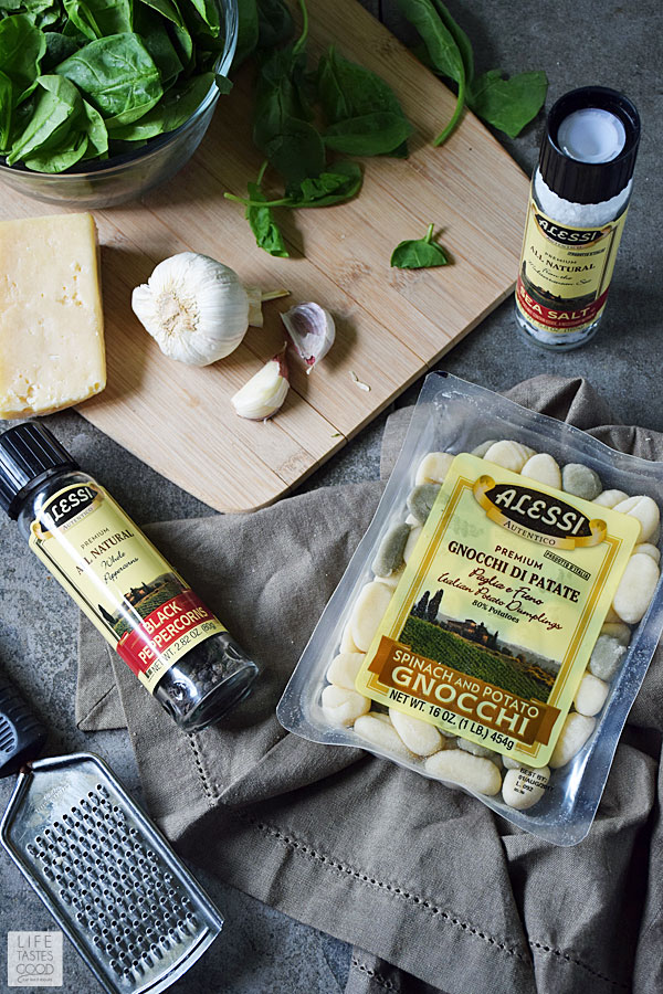 Pan Fried Gnocchi with Spinach and Parmesan Life Tastes Good