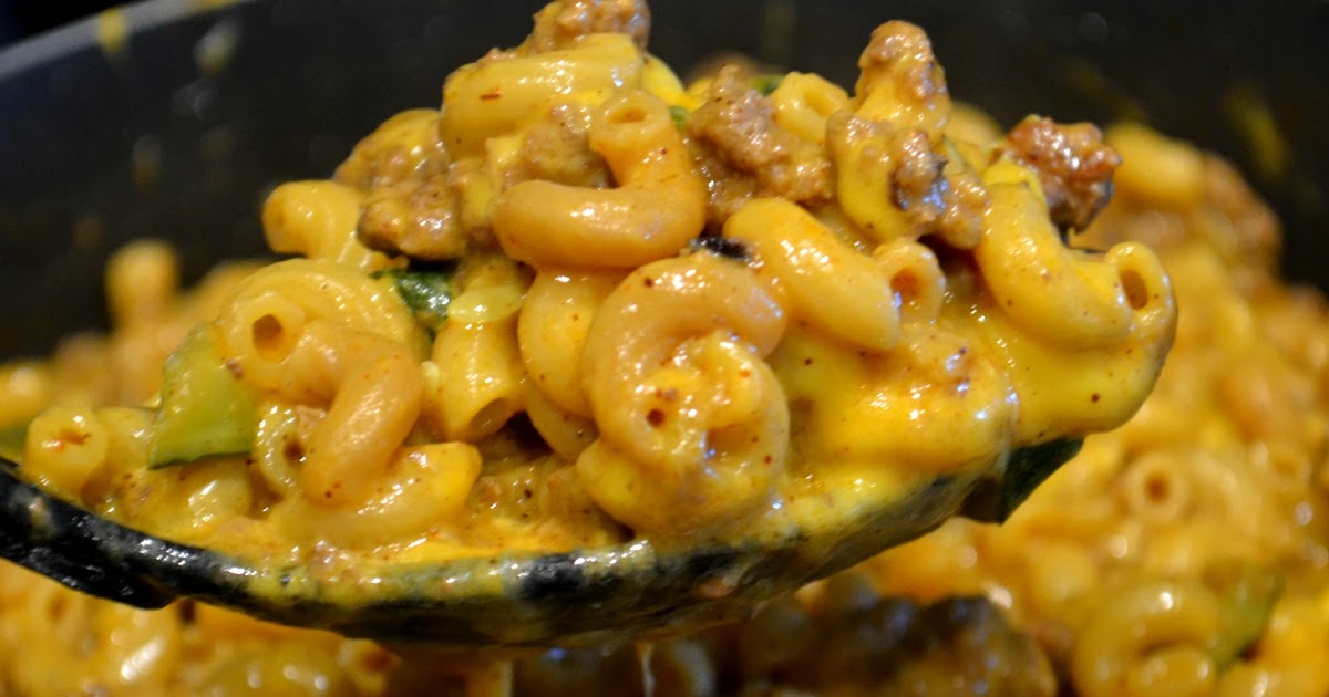 HealthyEatsGirl Zucchini Hamburger Helper (from scratch)