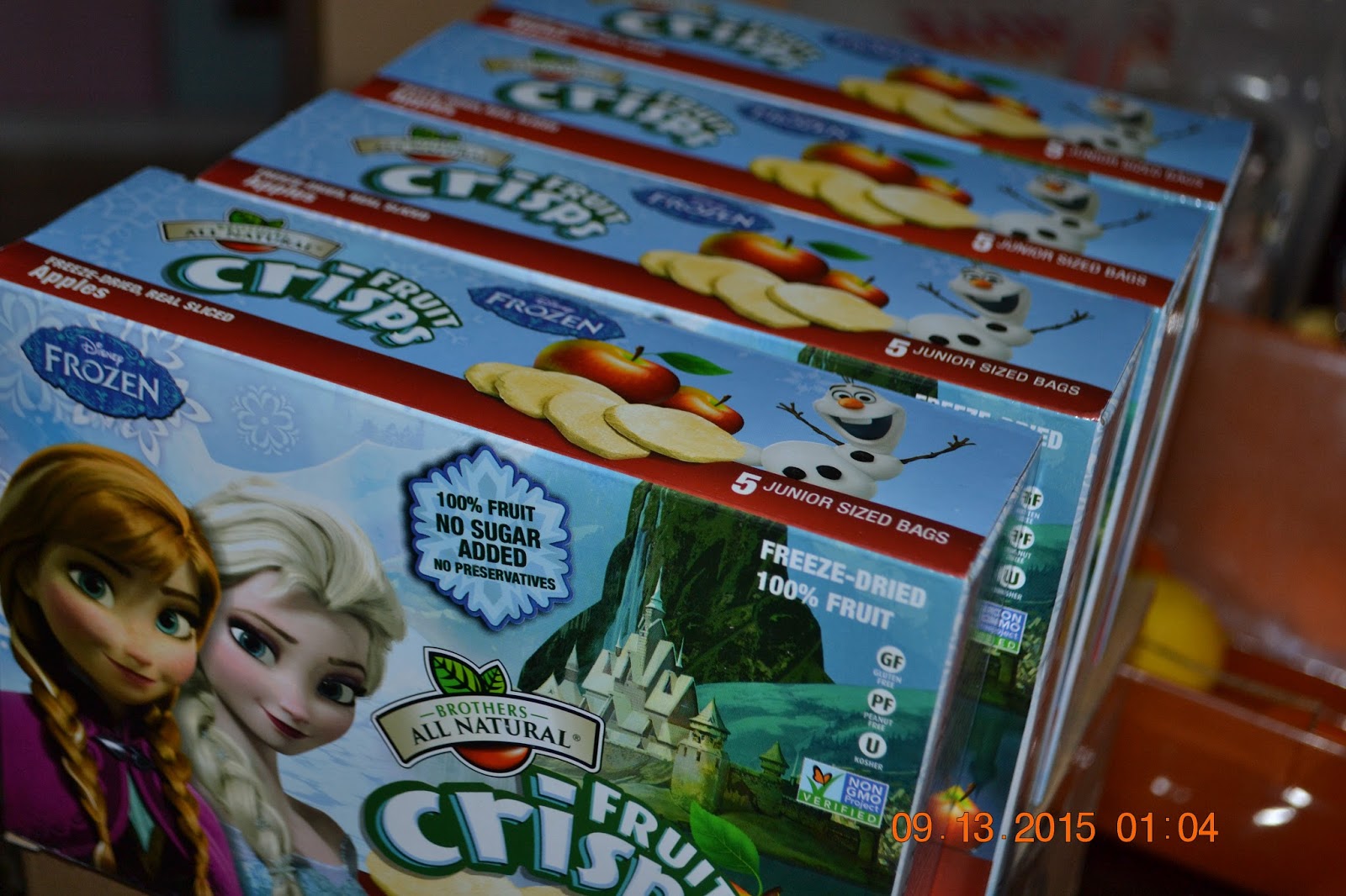 Spice Up your Life Disney's Frozen Healthy Fruit Snack FruitCrisps 