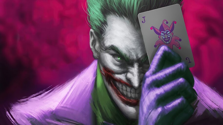 Joker, Card, DC, Comics, Art, 4K, #6.2106