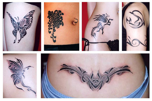 tribal tattoos designs for women. Small Tribal Tattoos Design For Women