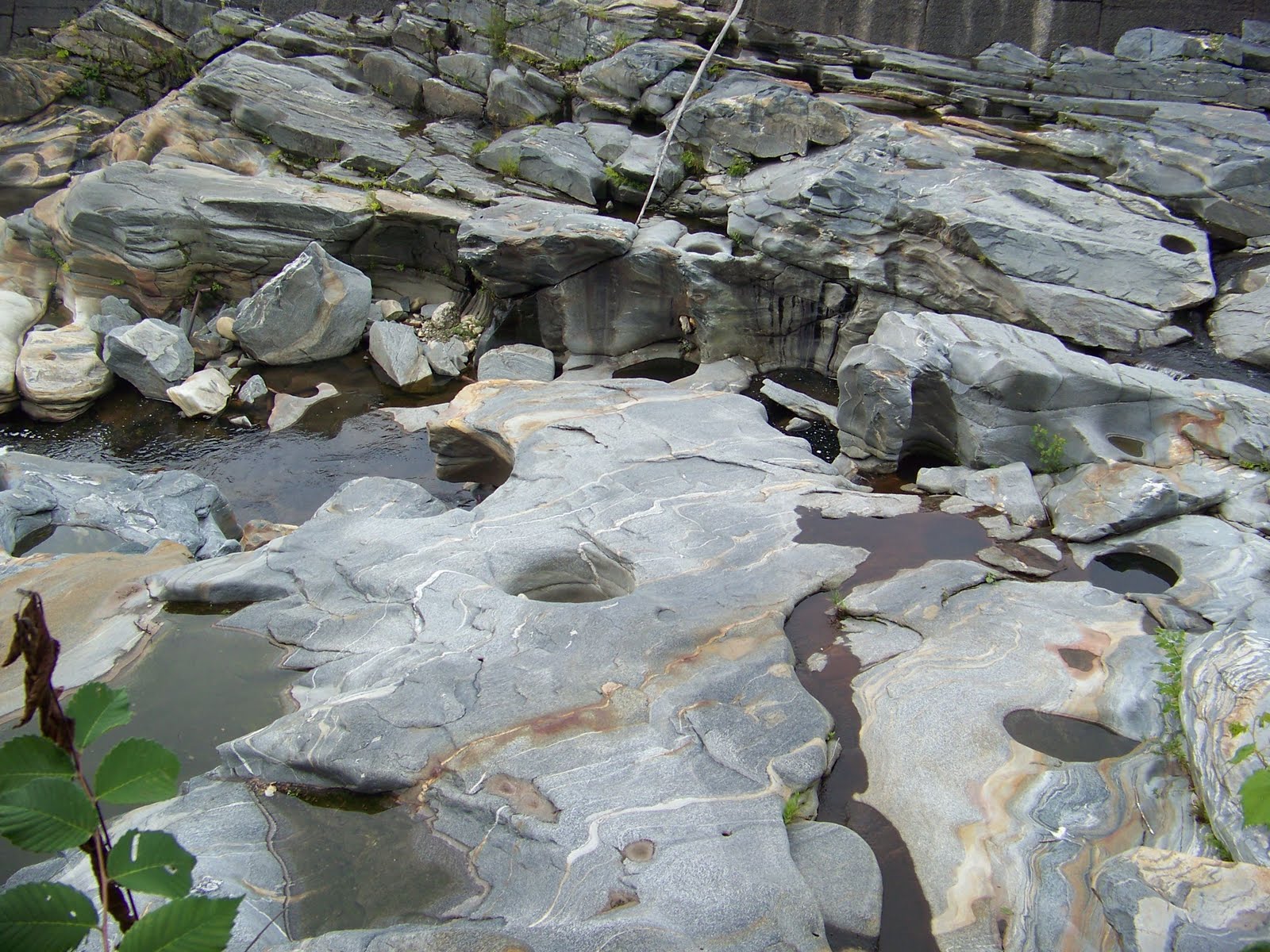  Roaming New England "Salmon Falls" Glacial Potholes Shelburne Falls, MA