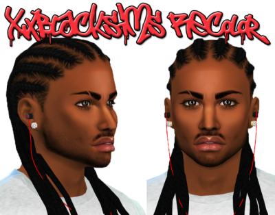 The Black Simmer: Braids recolor by XxBlacksims