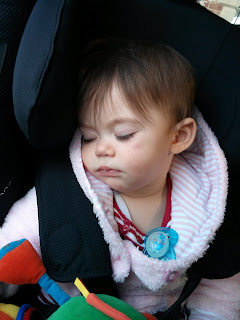 asleep in car