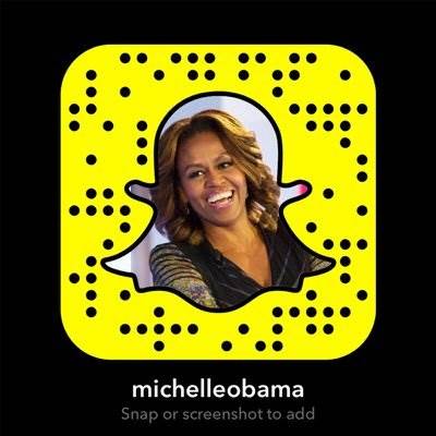 Michelle Obama Snapchat username? Follow Her on Snapchat now