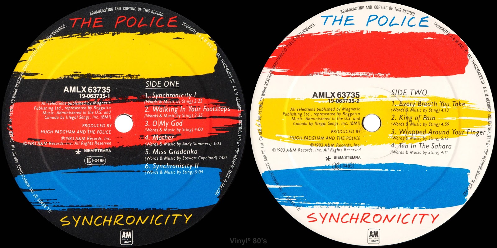1983 Synchronicity - The Police.