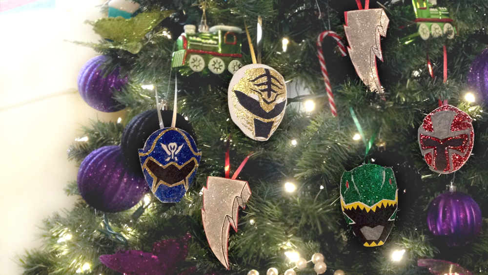 Le Blog D Evy Power Rangers Christmas Diy Easy Ornaments