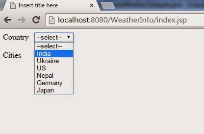 Java Tutorials: Consuming Global Weather Web Service