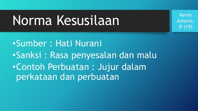 Pengertian Norma Kesusilaan Contoh Contoh Ciri Ciri Norma Kesusilaan Pengertian Norma Kesusilaan Contoh Contoh Ciri Ciri Norma Kesusilaan