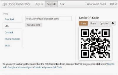 Cara membuat qr code sendiri