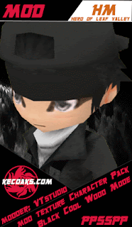 HM Hero of Leaf Valley MOD Texture Character Pack Black Cool Wood Mode HM Hero of Leaf Valley MOD Texture Character Pack Black Cool Wood Mode