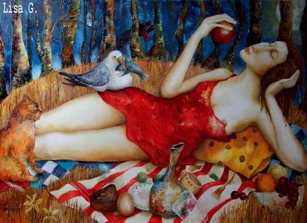  Lisa G. - Canadian Figurative Surrealist painter