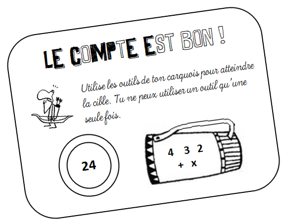 Teacher Charlotte: Rituel de calcul : Le compte est bon!