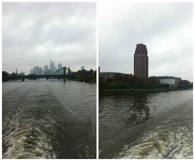 passeio de barco pelo rio Meno em Frankfurt