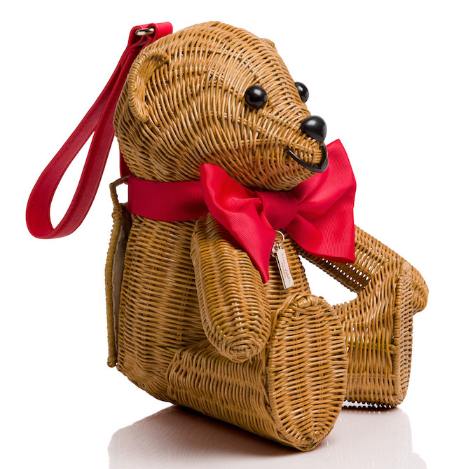 The Terrier and Lobster: The Daily Bauble: Kate Spade Flavor of the Month  Wicker Teddy Bear