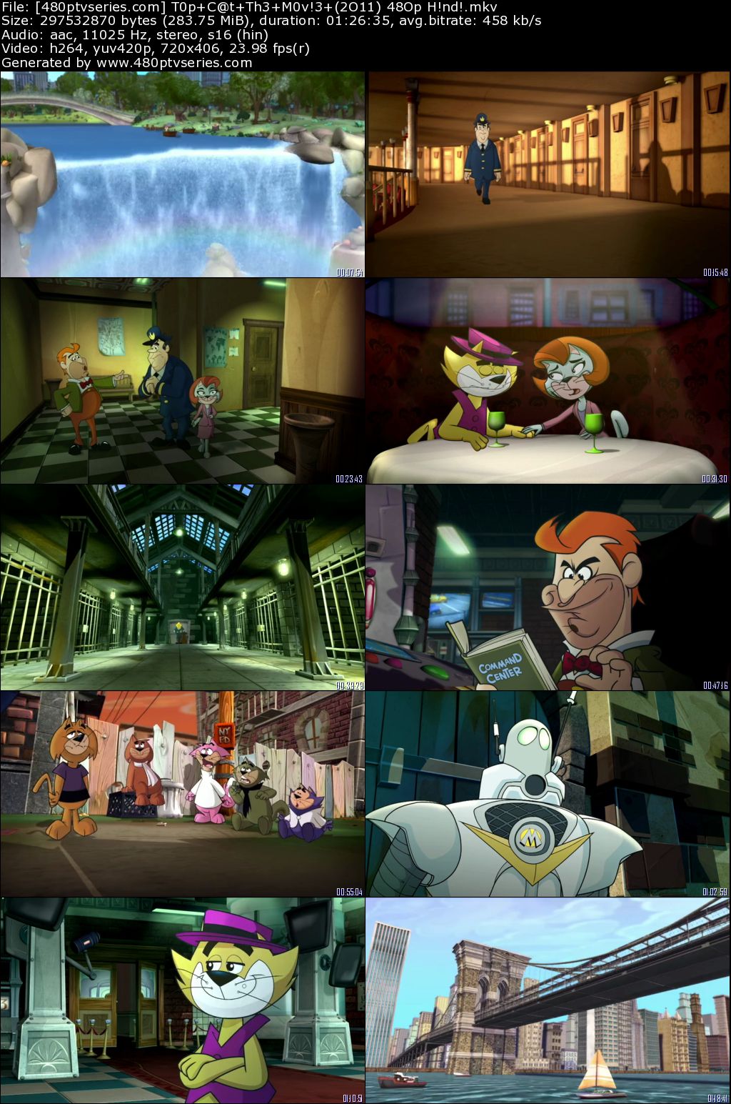 Top Cat The Movie (2011) 300Mb Full Hindi Dubbed Movie Download 480p HDRip Free Watch Online Full Movie Download Worldfree4u 9xmovies