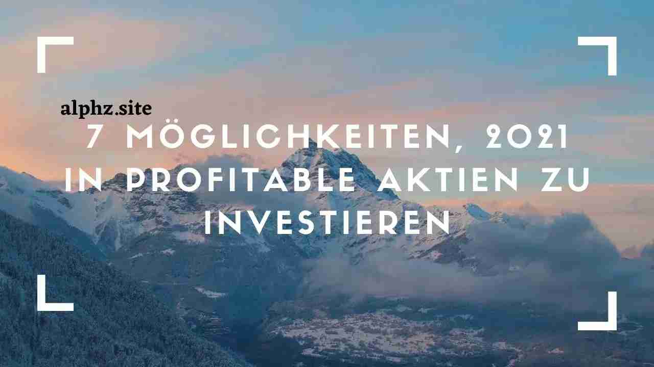 in profitable Aktien investiert