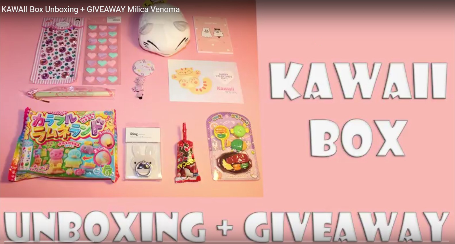 Kawaii Box UNBOXING + INTERNATIONAL GIVEAWAY Venoma Fashion Freak