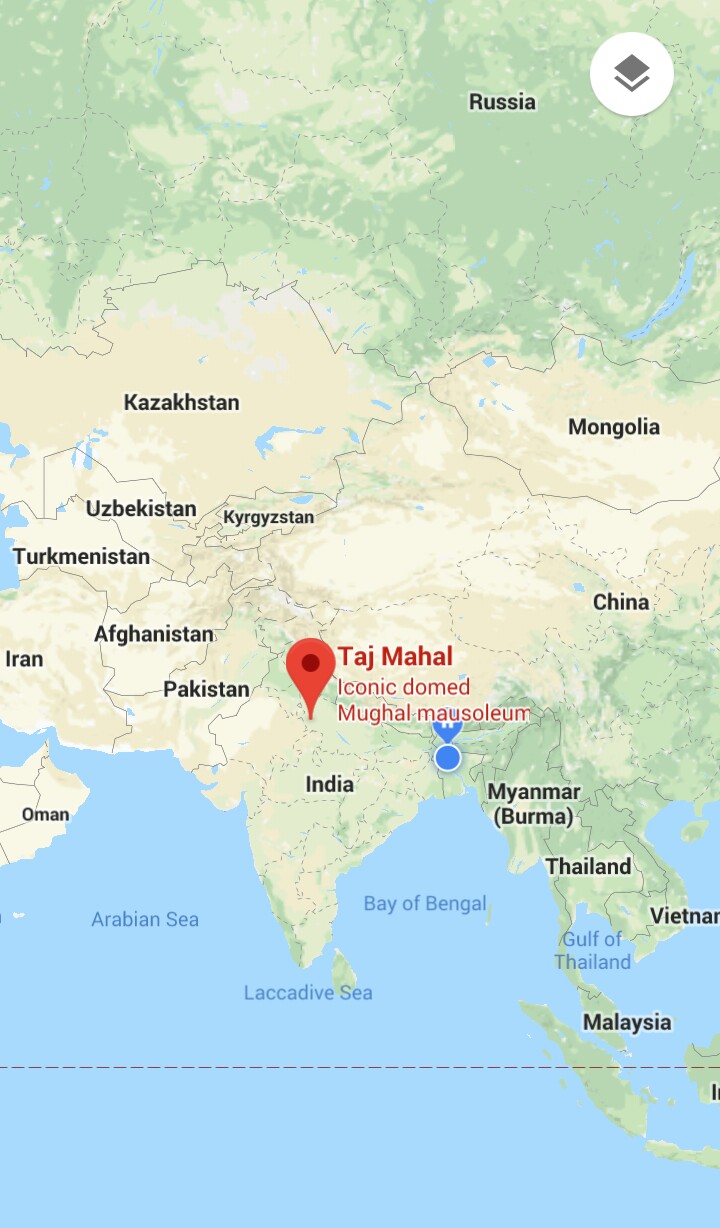 The Taj Mahal is considered to