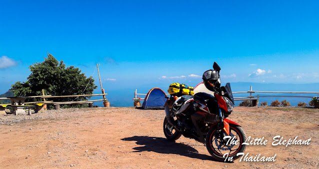 View point near Khun Sathan National Park in Nan - Thailand Motorbike Riding in Thailand