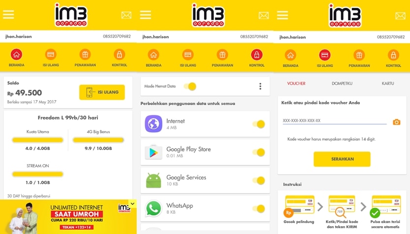5 Cara Cek Sisa Pulsa Nomor Dan Masa Aktif Kartu Indosat Paket Internet