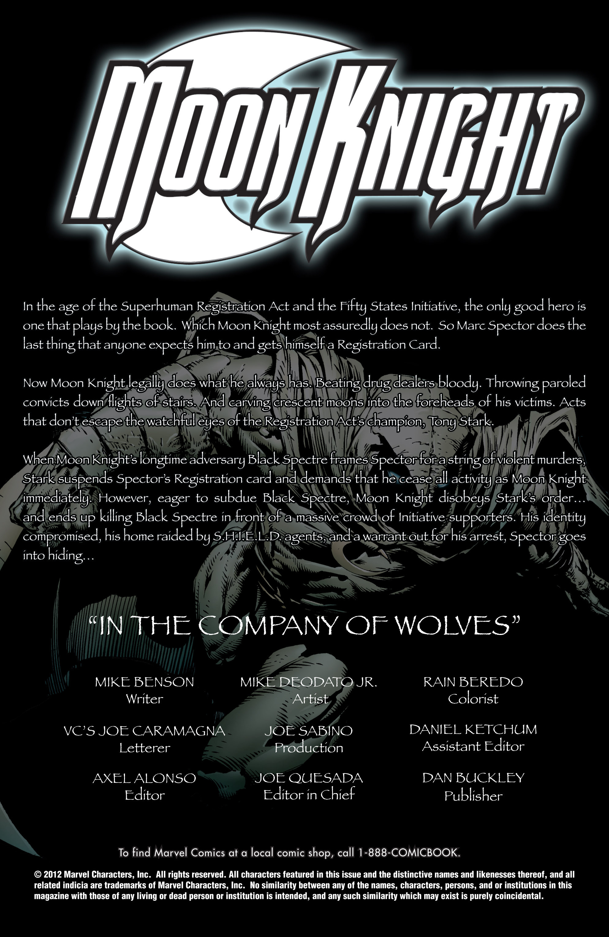 Read online Moon Knight (2006) comic -  Issue #20 - 2