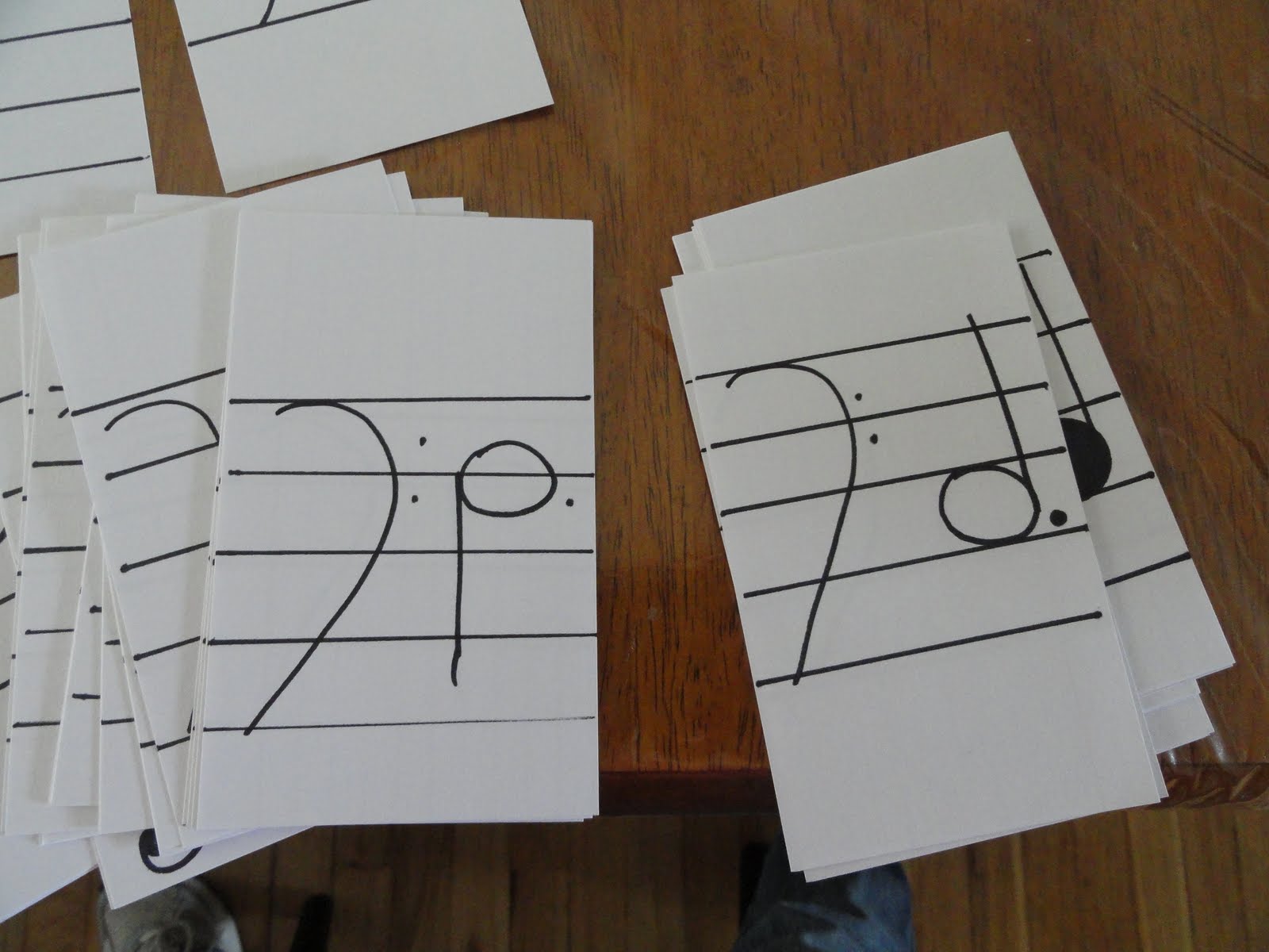 One Hot CraftyMomma Music Flash Cards