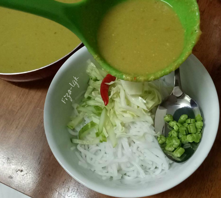 LAKSA SIAM KUAH LEMAK Fiza's Cooking
