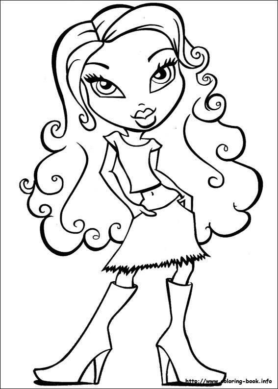 i need bratz coloring pages to color - photo #37