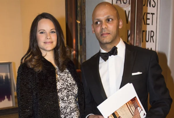 Princess Sofia of Sweden attended a charity dinner for the benefit of Project Playground at the Auktionsverket Kulturarena in Göteborg 