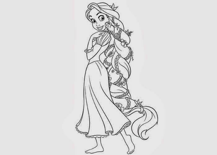 Tangled Rapunzel coloring.filminspector.com