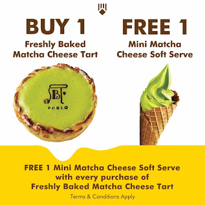 Pablo Cheesetart Malaysia Buy 1 Free 1 Matcha Cheese Soft Serve Ice Cream