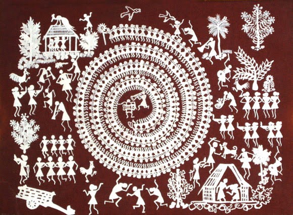 paintings maharashtra culture warli folk india maharastra travelers courtesy
