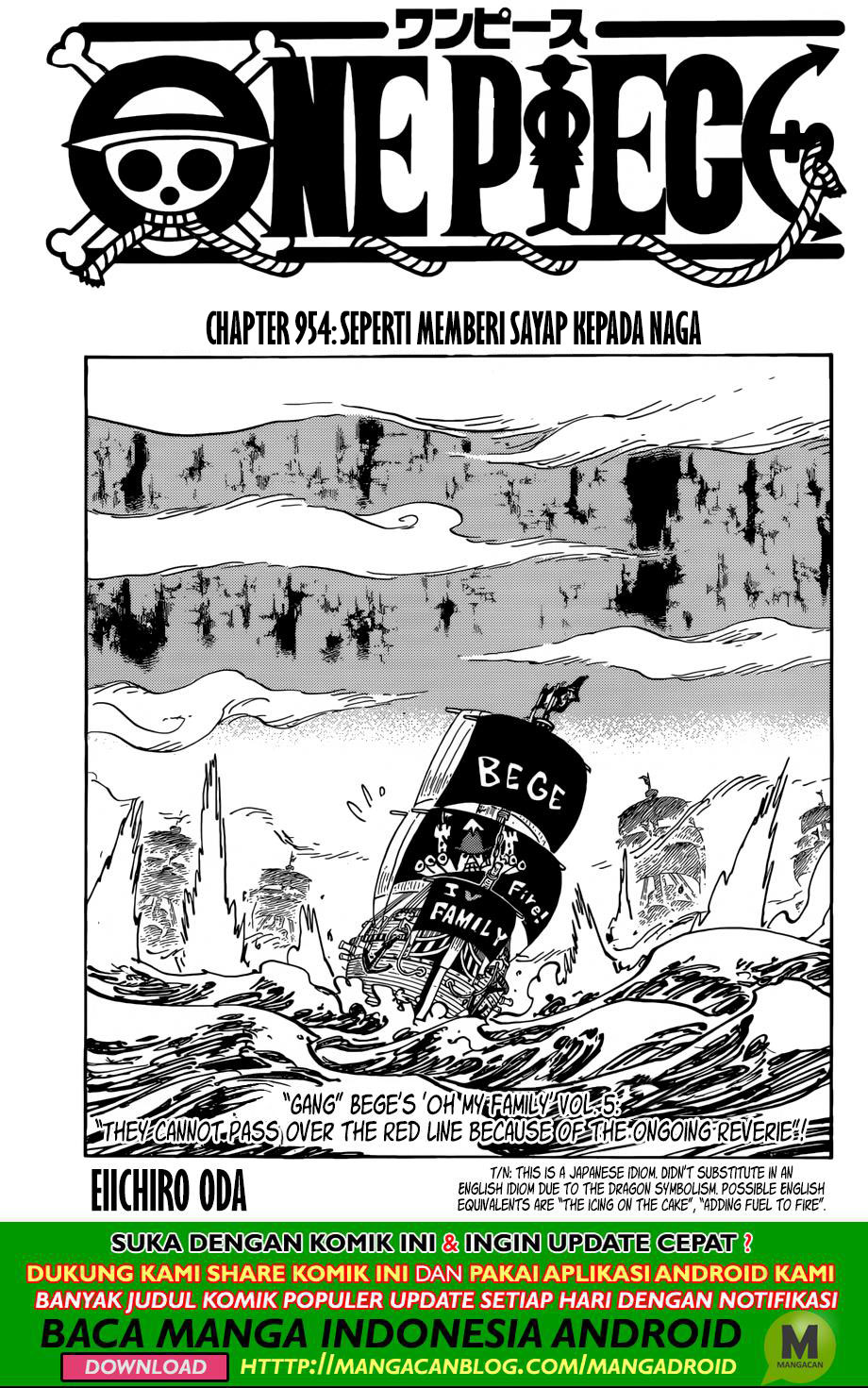 One Piece: Chapter 954 - Page 1