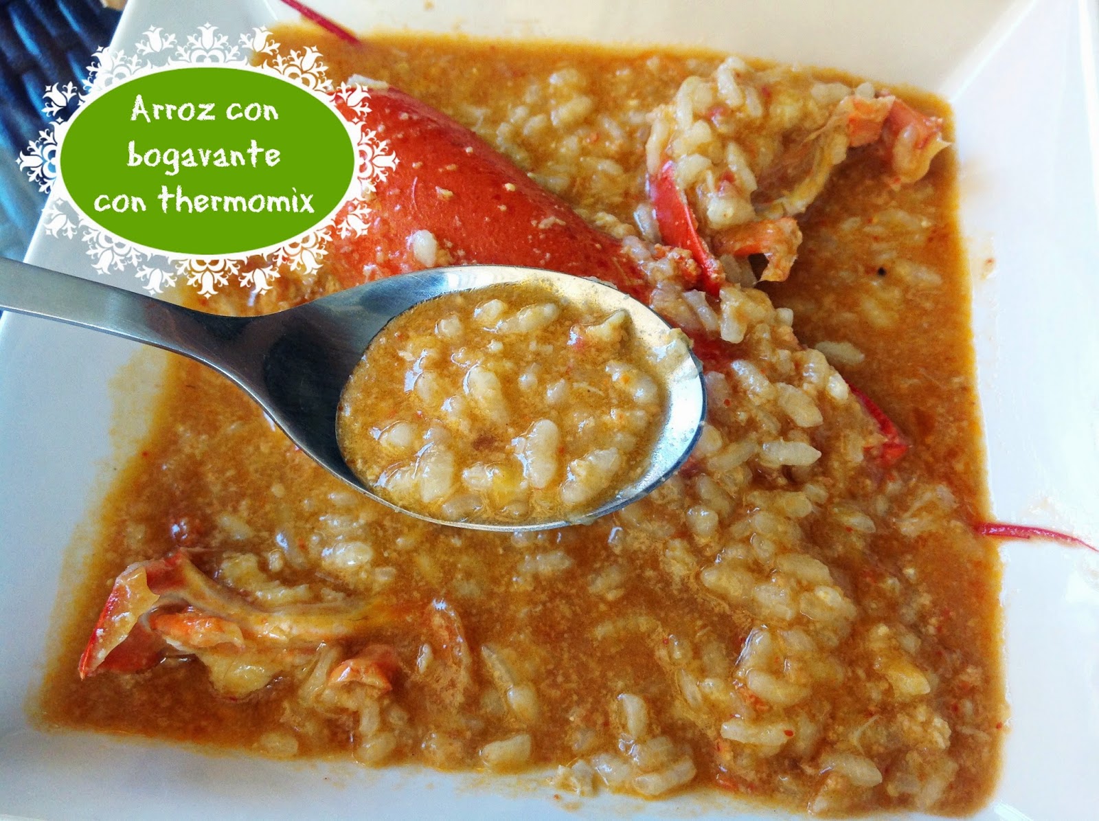 ARROZ CON BOGAVANTE CON THERMOMIX