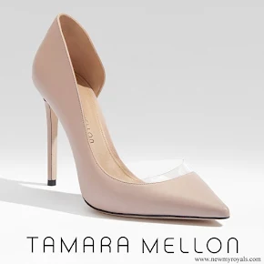 Meghan Markle wore Tamara Mellon 'Siren' blush nappa leather pumps