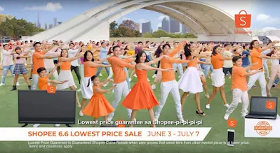 Shopee debuts television commercial with Sarah Geronimo for Shopee 6.6 - 7.7 Lowest Price Sale