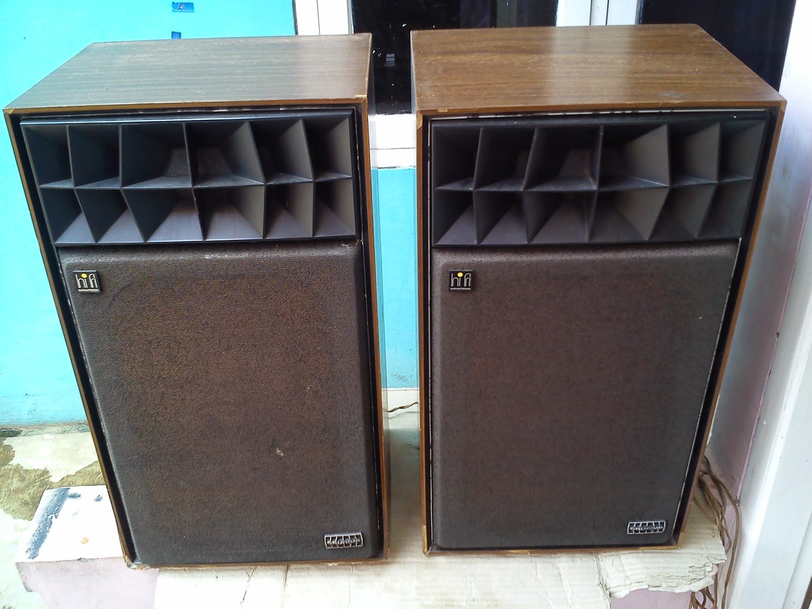 FIGOAUDIO GALERI AUDIO VIDEO SPEAKER VINTAGE GRUNDIG HIFI BOX 709