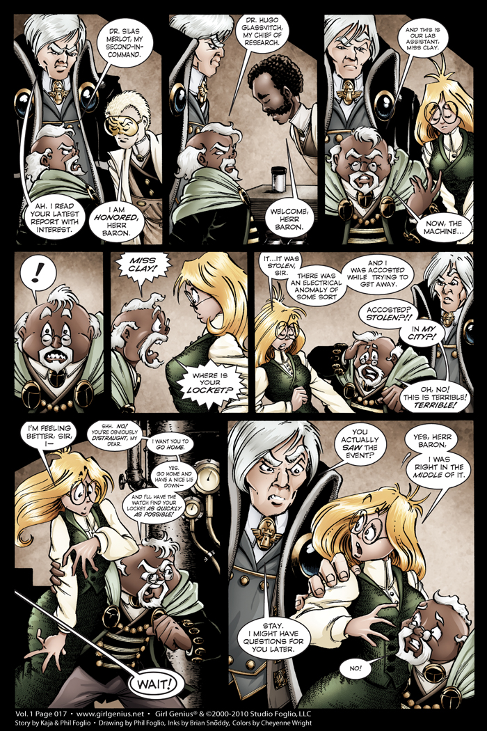 Read online Girl Genius (2002) comic -  Issue #1 - 18