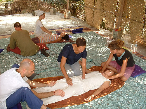 traditional Reiki healing session