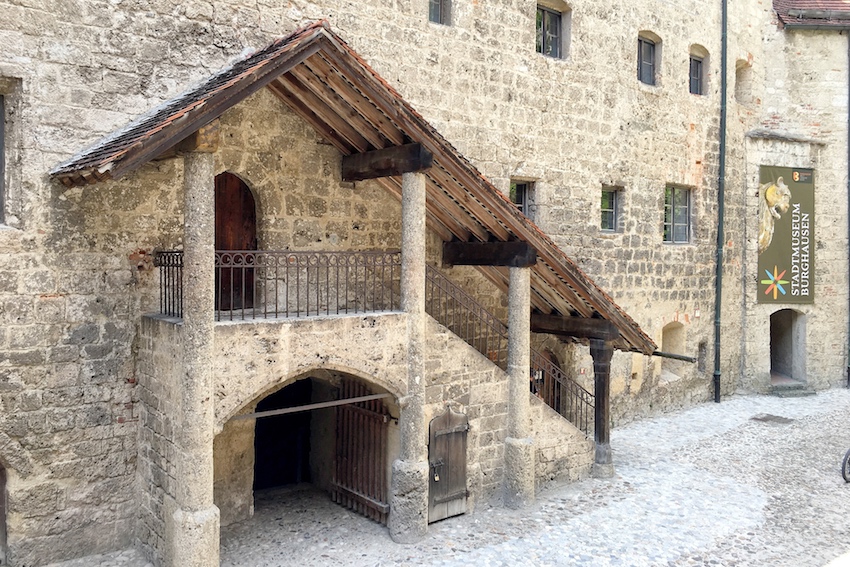 Innenhof Hauptburg Burghausen Innenhof Hauptburg Burghausen