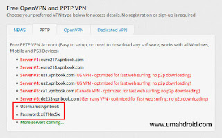Get Free VPN Username and Password