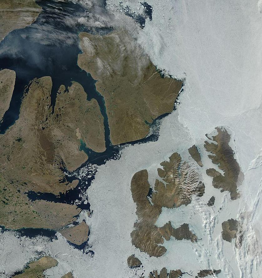 Arktyczny Lód Przejście PółnocnoZachodnie zaczyna się otwierać