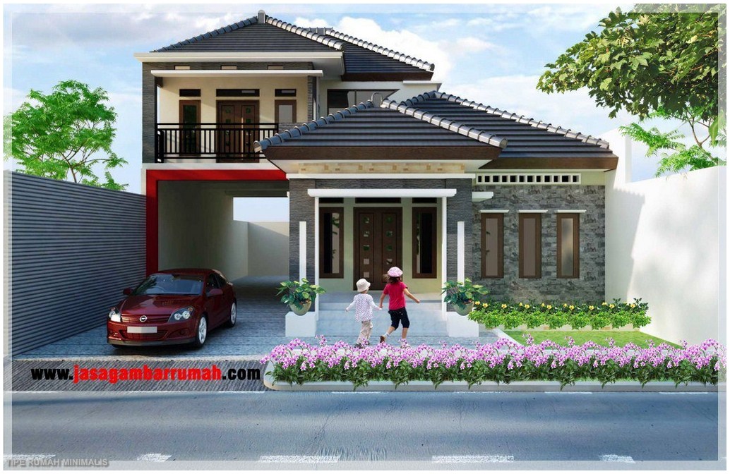 home design interior singapore Rencana Anggaran Biaya  Rumah  Minimalis  2  Lantai 