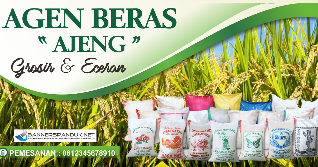 Contoh Banner Toko Pertanian - desain spanduk keren