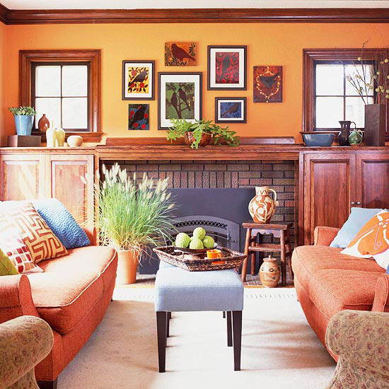 Add Worm Orang to you Home : 2012 Ideas |Interior design room